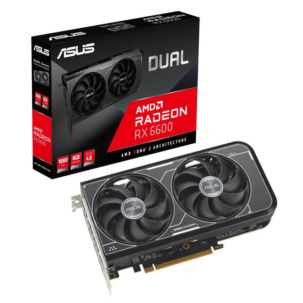 ASUS Dual Radeon RX 6600 V3 8GB GDDR6 | パソコン工房【公式通販】