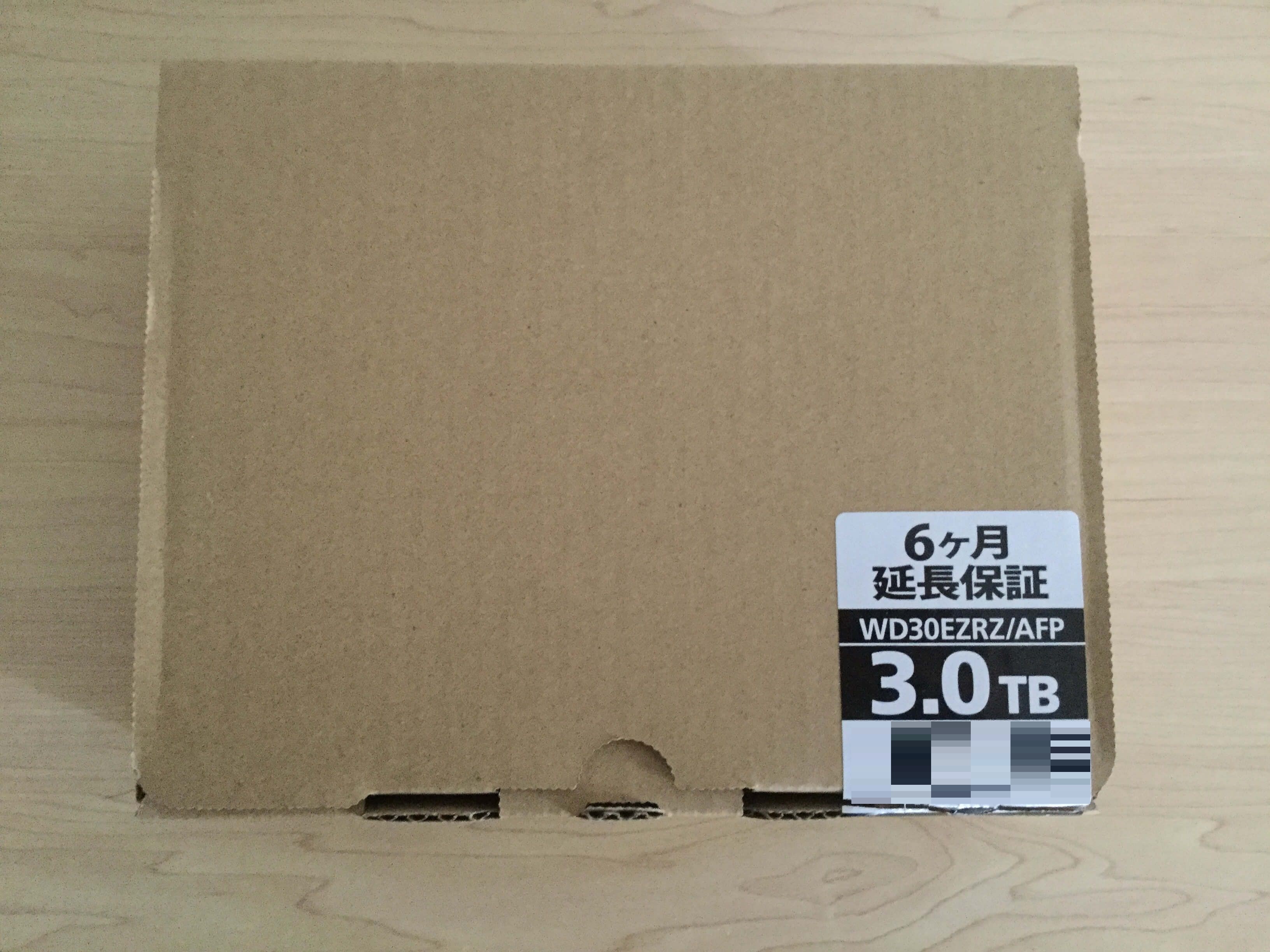 CRCエラーが出たので新しく3TB内蔵ハードディスクの「WD Blue」を買っ