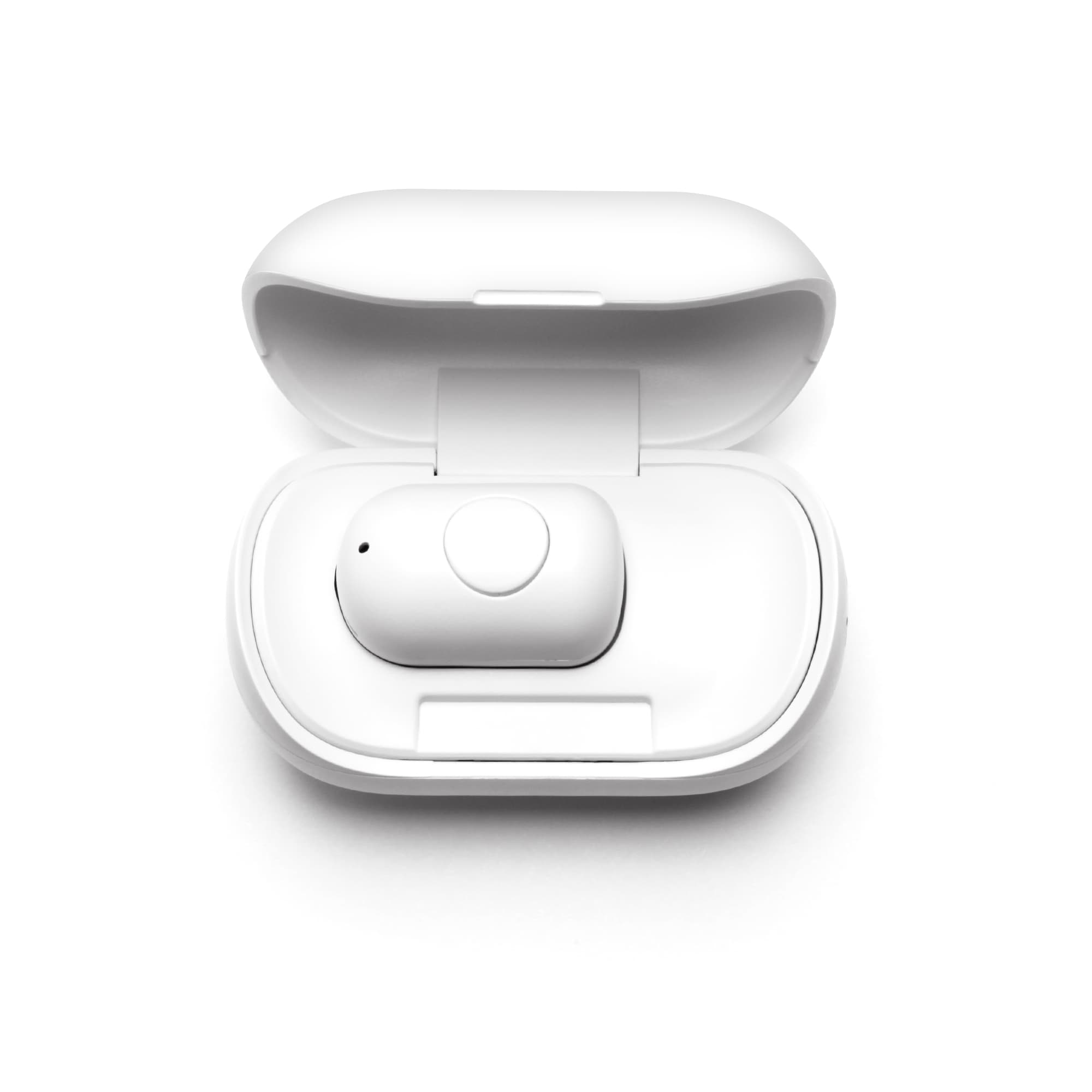 Bluetooth® 5.0搭載 片耳ワイヤレスイヤホン 充電ケース付 ホワイト