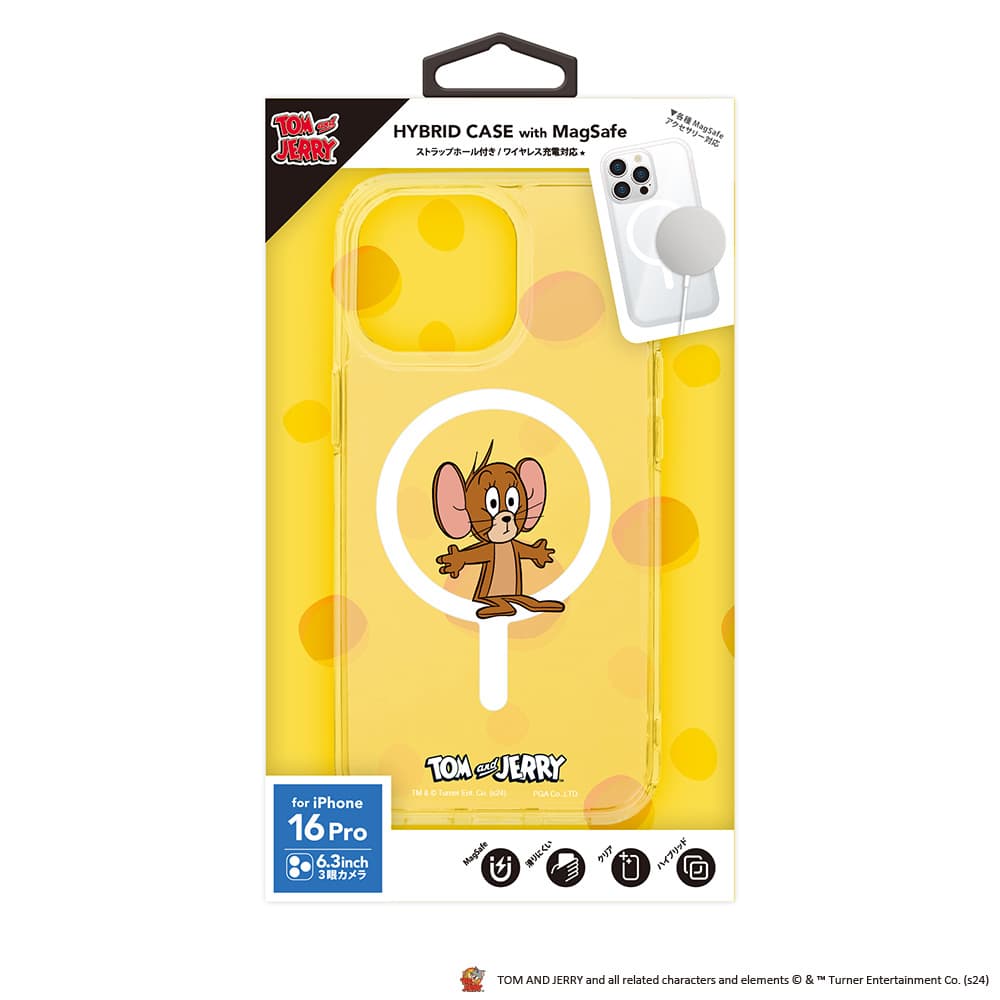 iPhone 16 Pro用 MagSafe対応 ハイブリッドケース [ジェリー]｜株式会社PGA