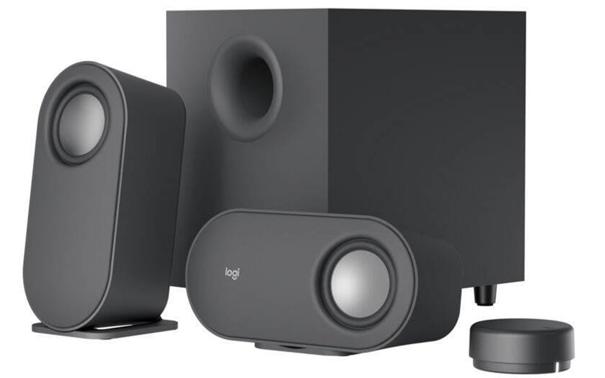 ロジクール、サブウーファー搭載の2.1chワイヤレスPCスピーカー「Z407