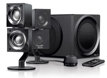 クリエイティブ、apt-X対応の2.1ch Bluetoothスピーカー「ZiiSound T6