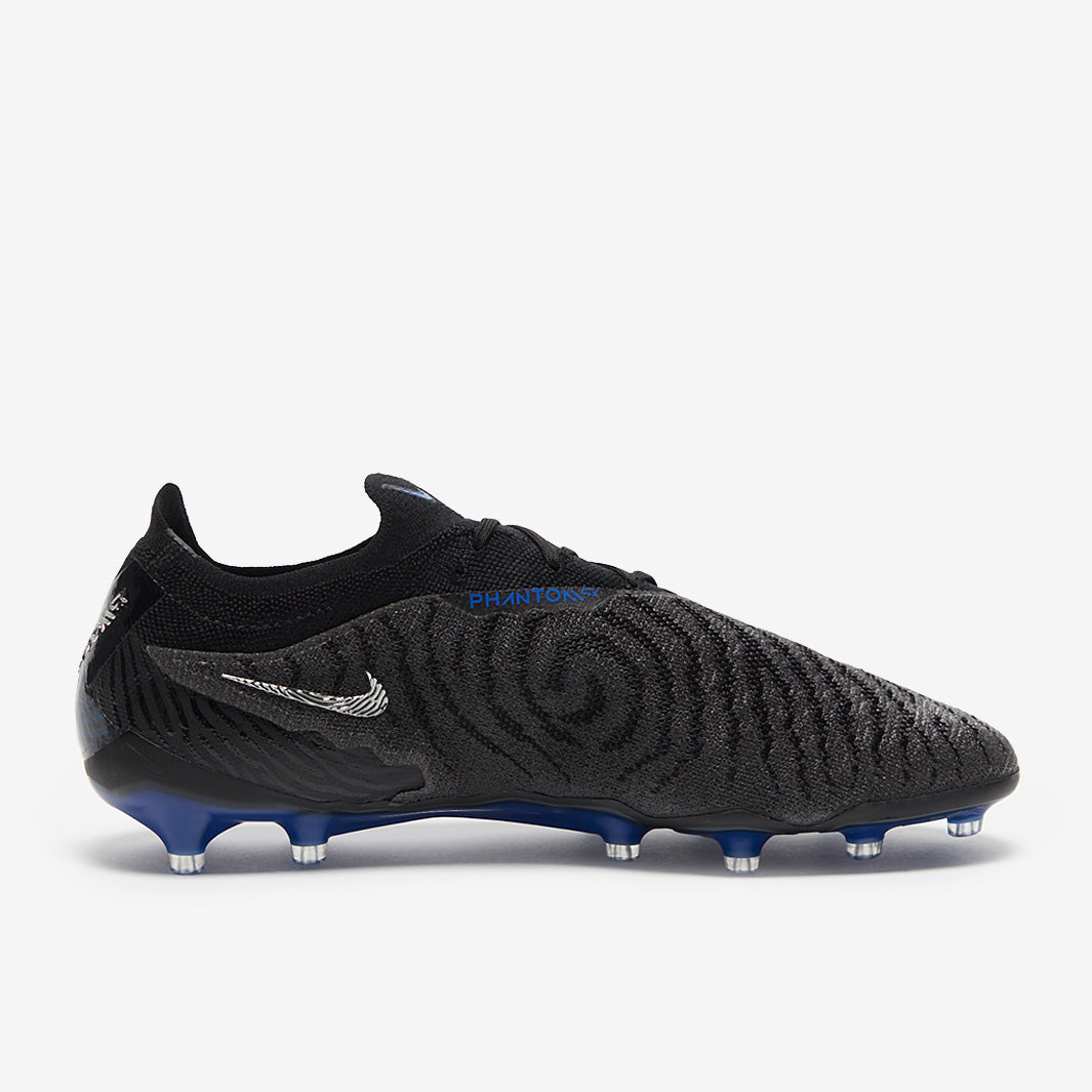 Nike Phantom GX Elite AG Pro - Black/Chrome/Hyper Royal - Mens Cleats
