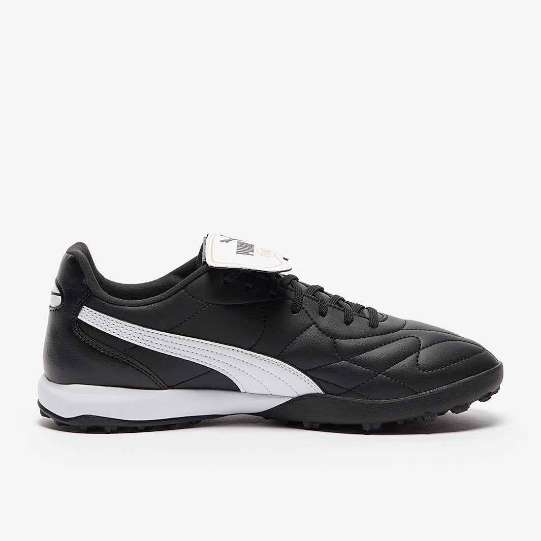 Puma King Top TT - Puma Black/Puma White/Puma Gold - Mens Cleats