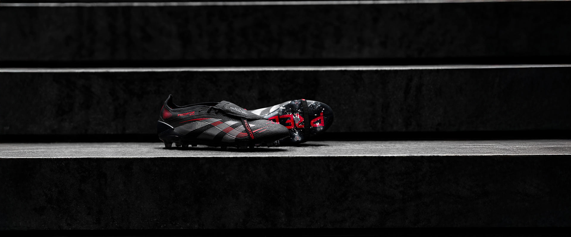 adidas Predator Elite Tongue Firm Ground - Black/Grey Four/Lucid
