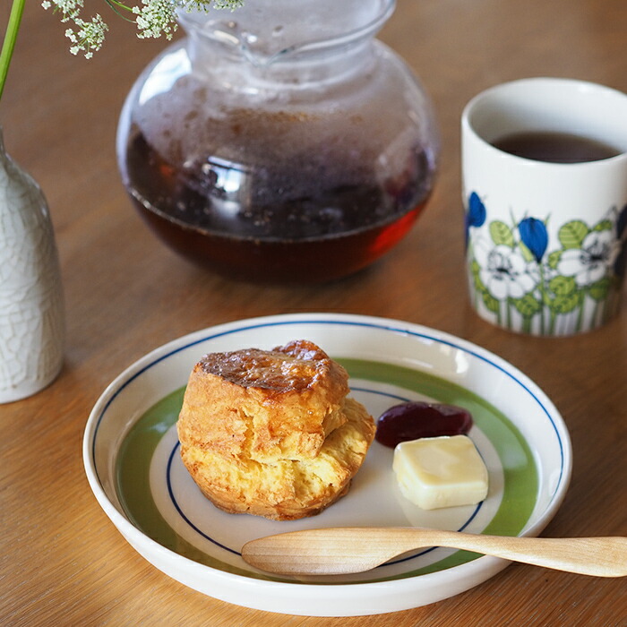 アラビア クロッカス プレート 19cm グリーン / ARABIA Krokus | 食器