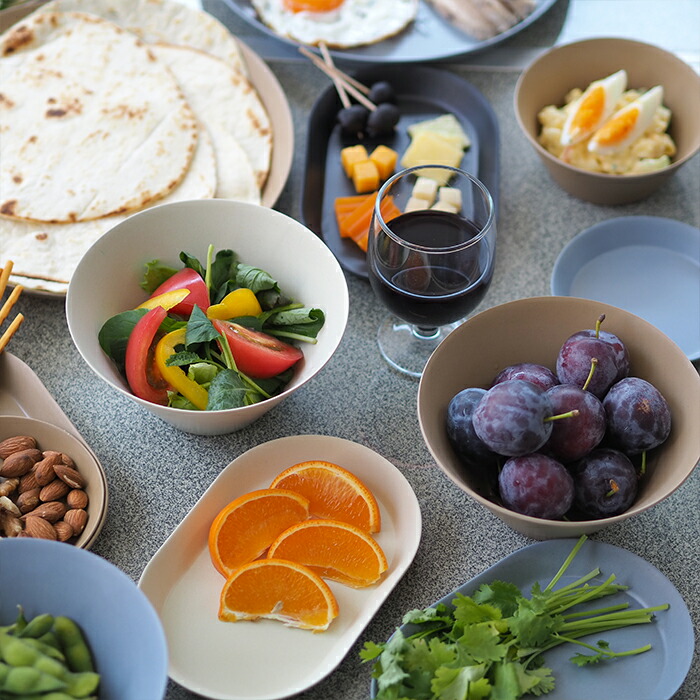 イデアコ ウスモノ サラダボウル ブルー / ideaco | 食器と料理道具の