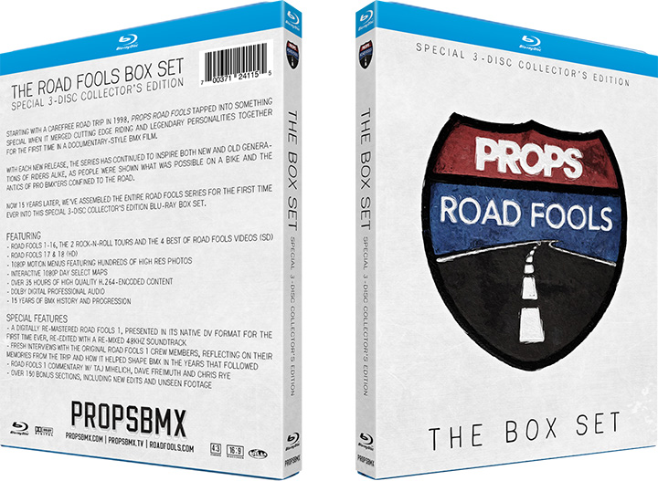 Road Fools Collector's Edition Blu-ray Box Set - Props BMX