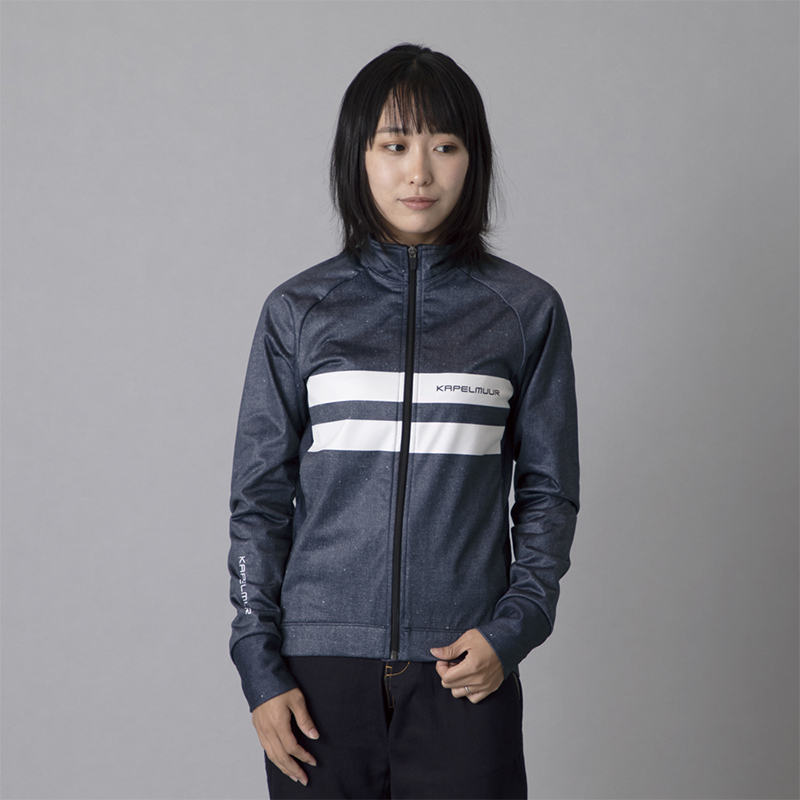 KAPELMUUR（カペルミュール）裏起毛ジャケット デニムプリント 送料無料
