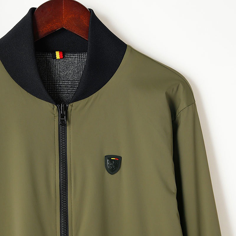 KAPELMUUR（カペルミュール）リバーシブルブルゾン オリーブkpjk182