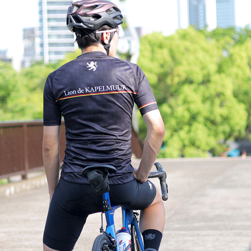 KAPELMUUR（カペルミュール）半袖ジャージ チェッカープリント