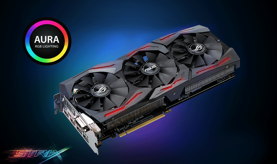 GeForce GTX 1060 ROG STRIX 6GB GDDR5 Graphics Card