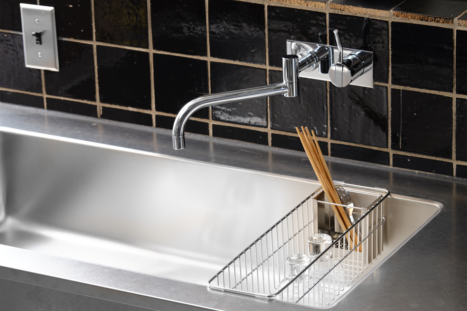 オーダーキッチン天板 コンロ＆スクエア520シンク | KB-KC012-14-G183