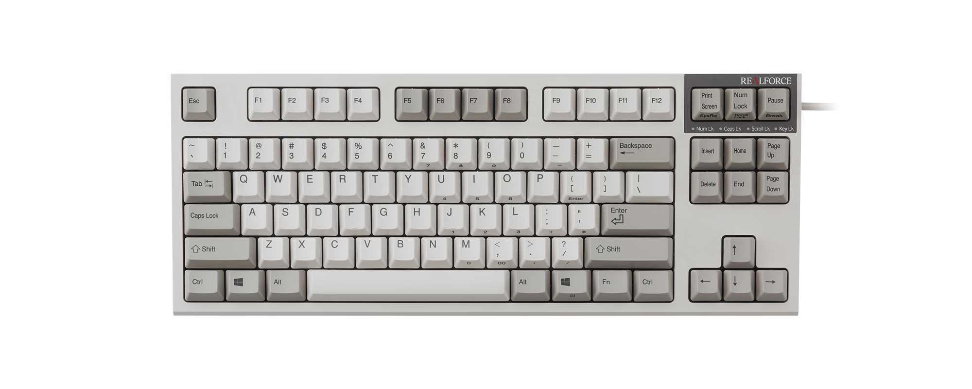 製品 : REALFORCE TKL / R2TL-USV-IV | REALFORCE | 日本製プレミアム