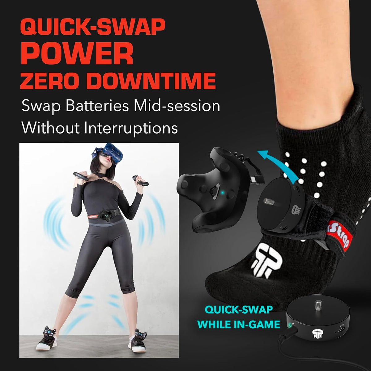 VIVE トラッカー用フルボディ トラッキング TrackStrap Plus |現実を