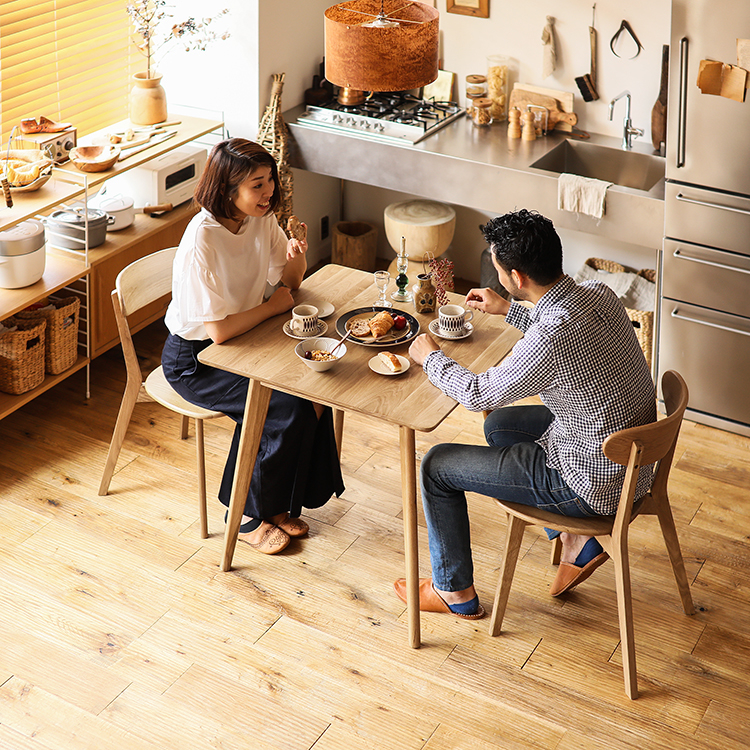 ダイニングテーブル RIVER 幅80cmタイプ ｜家具・インテリア通販 Re