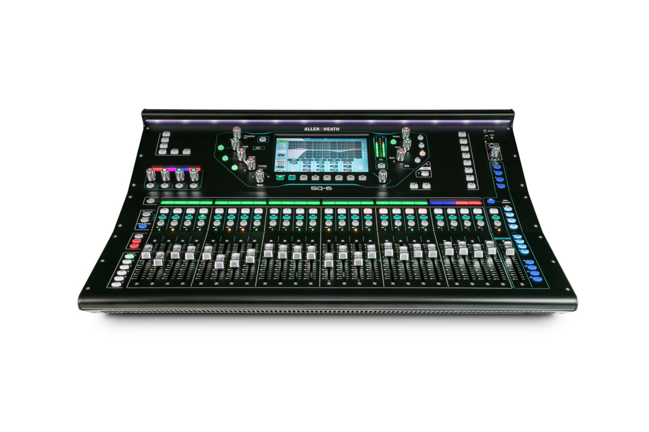 Allen & Heath SQ-6 48 Channel / 36 Bus Digital Mixer - Rentex