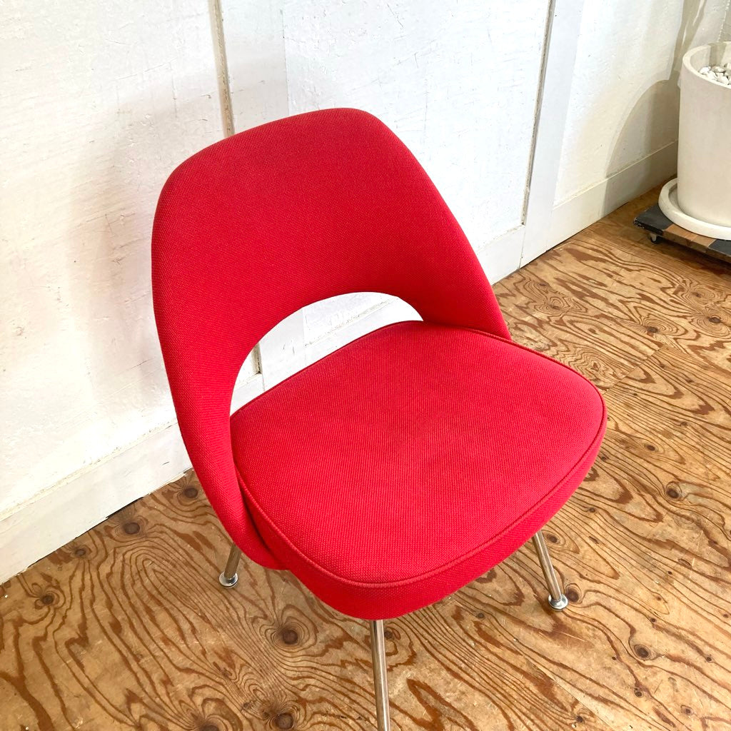 ノル / Knoll カンファレンス アームレスチェア 72チェア 赤 エーロ