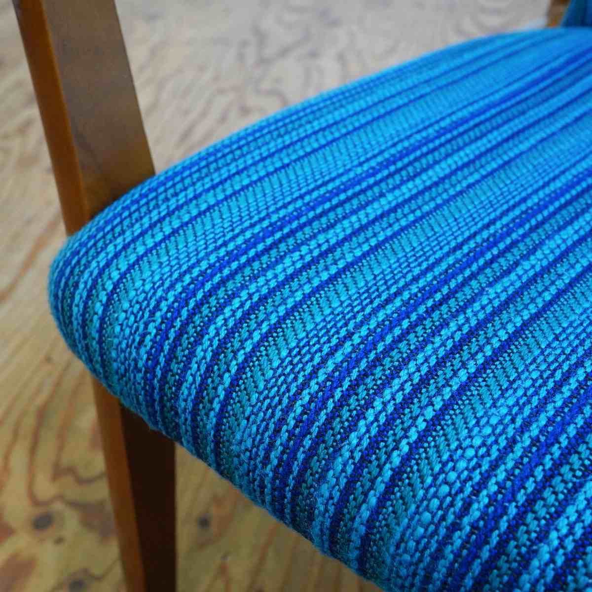 カリモク / karimoku アームチェア【1】ブルー オールドカリモク