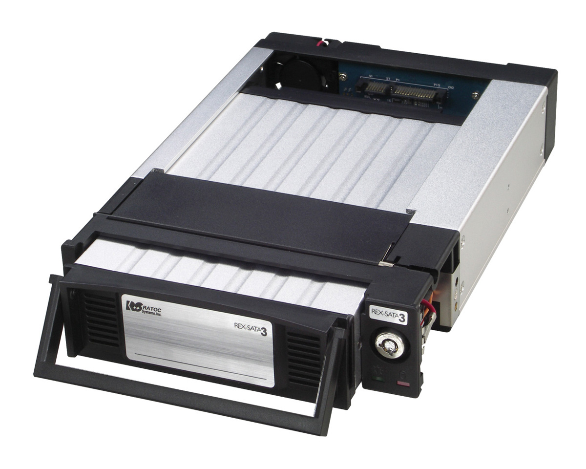 定番のSATAリムーバブルケースの後継モデルを発売 [RATOC]