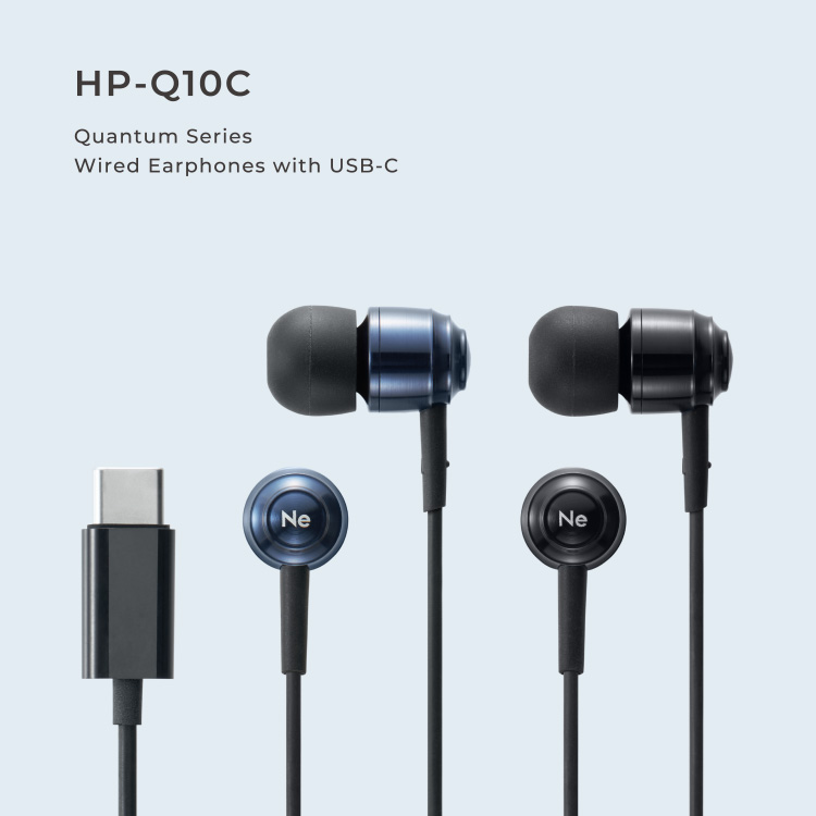 HP-Q10C USB-Cイヤホン HP-Q10CK/HP-Q10CB - radius｜ラディウス株式