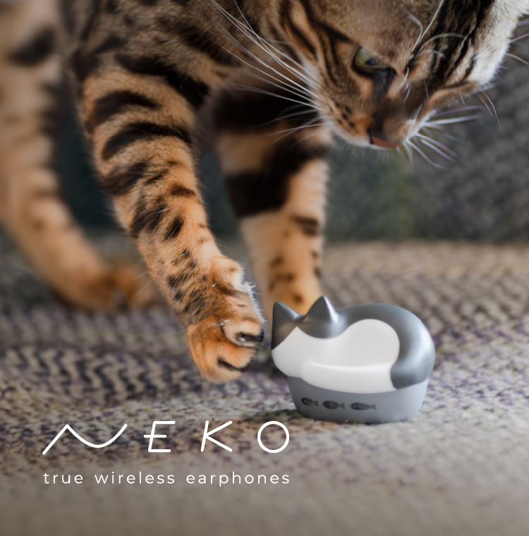 HP-C28BT Bluetooth対応 完全ワイヤレスイヤホン NEKO 猫イヤホン HP