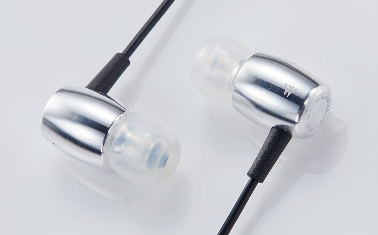 HP-W100 W(ドブルベ)シリーズ ハイレゾワイヤードイヤホン - radius