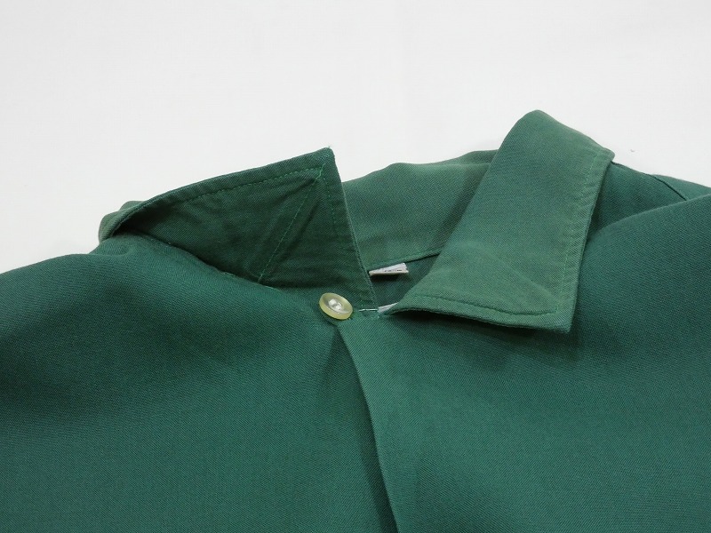 60s Dunbrooke FLOCKY PRINT RAYON BOWLING SHIRT - RICUR