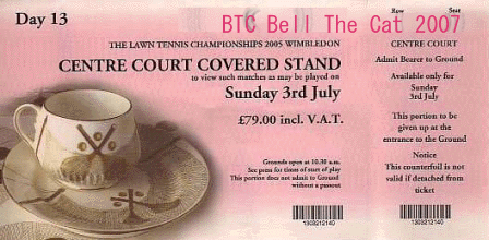 Bell The Cat | ウインブルドンテニスチケット情報