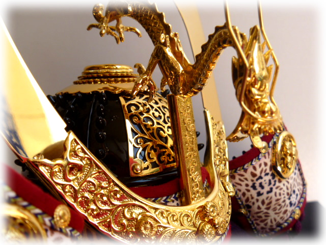 5号金龍頭兜飾り/別所実正作[KH-104]/五月人形/東昭齊秀月モリヤ人形店