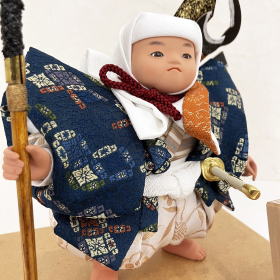 5号弁慶ケース飾り/幸一光作[GN-365]/五月人形/東昭齊秀月モリヤ人形店