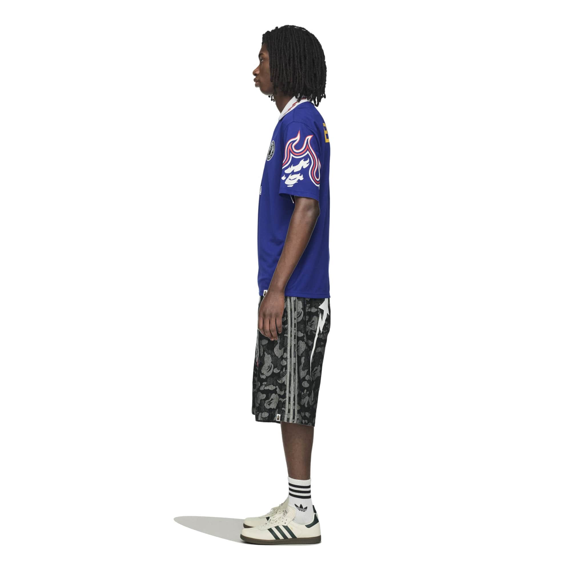 adidas x A Bathing Ape Football Flame Jersey – WOODstack