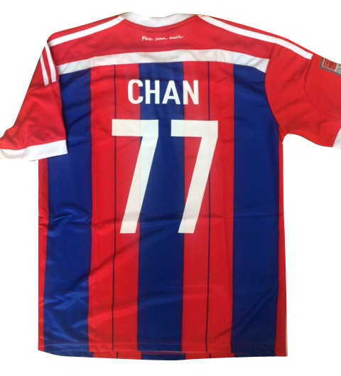 バイエルン背番号77 個人名CHAN Mサイズ【ユニフォーム単品