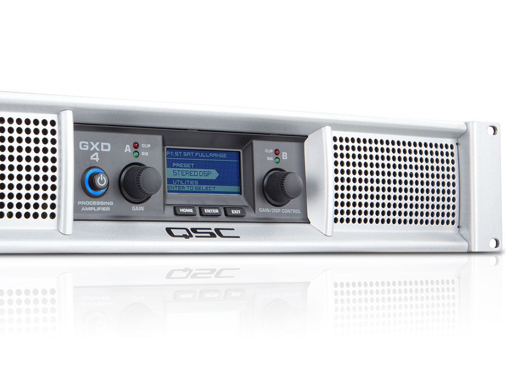QSC キューエスシー GXD4 ◇ 400W × 2 (8Ω) / 600W × 2 (4Ω) ライブ