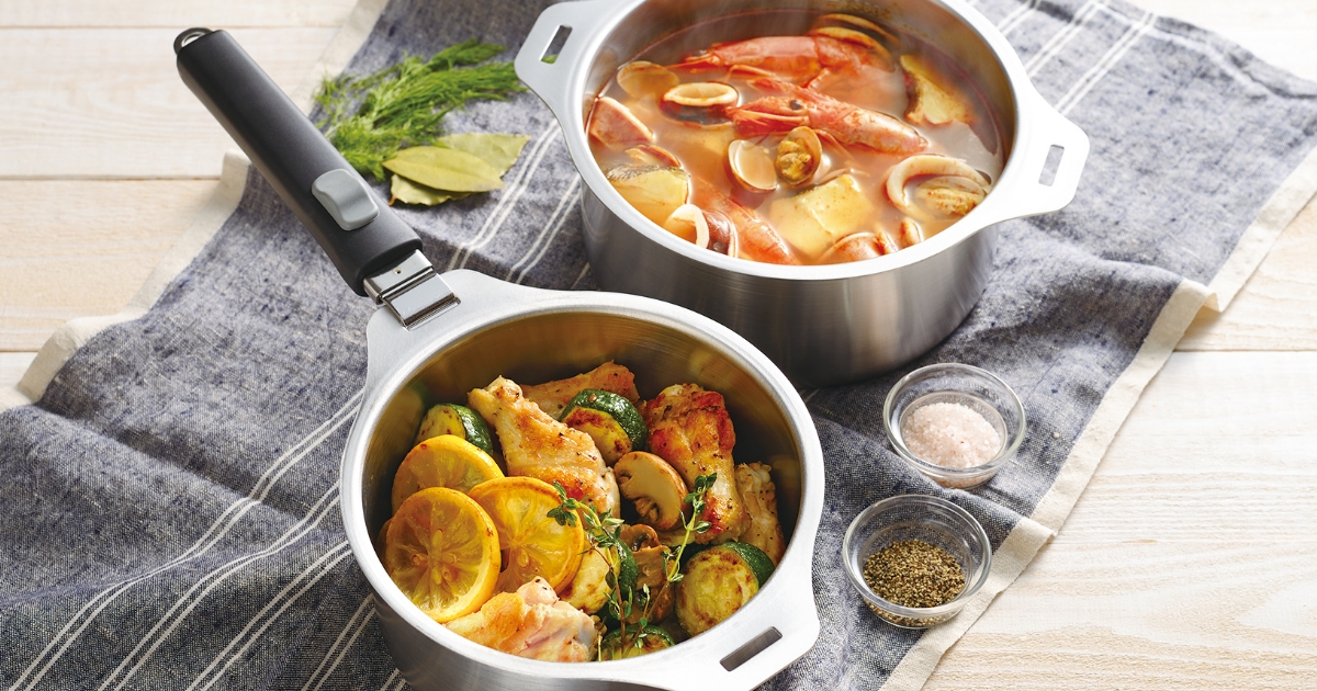 燕三（えんぞう） ステンレス鍋（ハンドル着脱式鍋） | 和平フレイズ