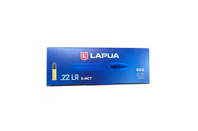 Lapua X-Act Ammunition 22 Long Rifle (500) - Whidden Gunworks