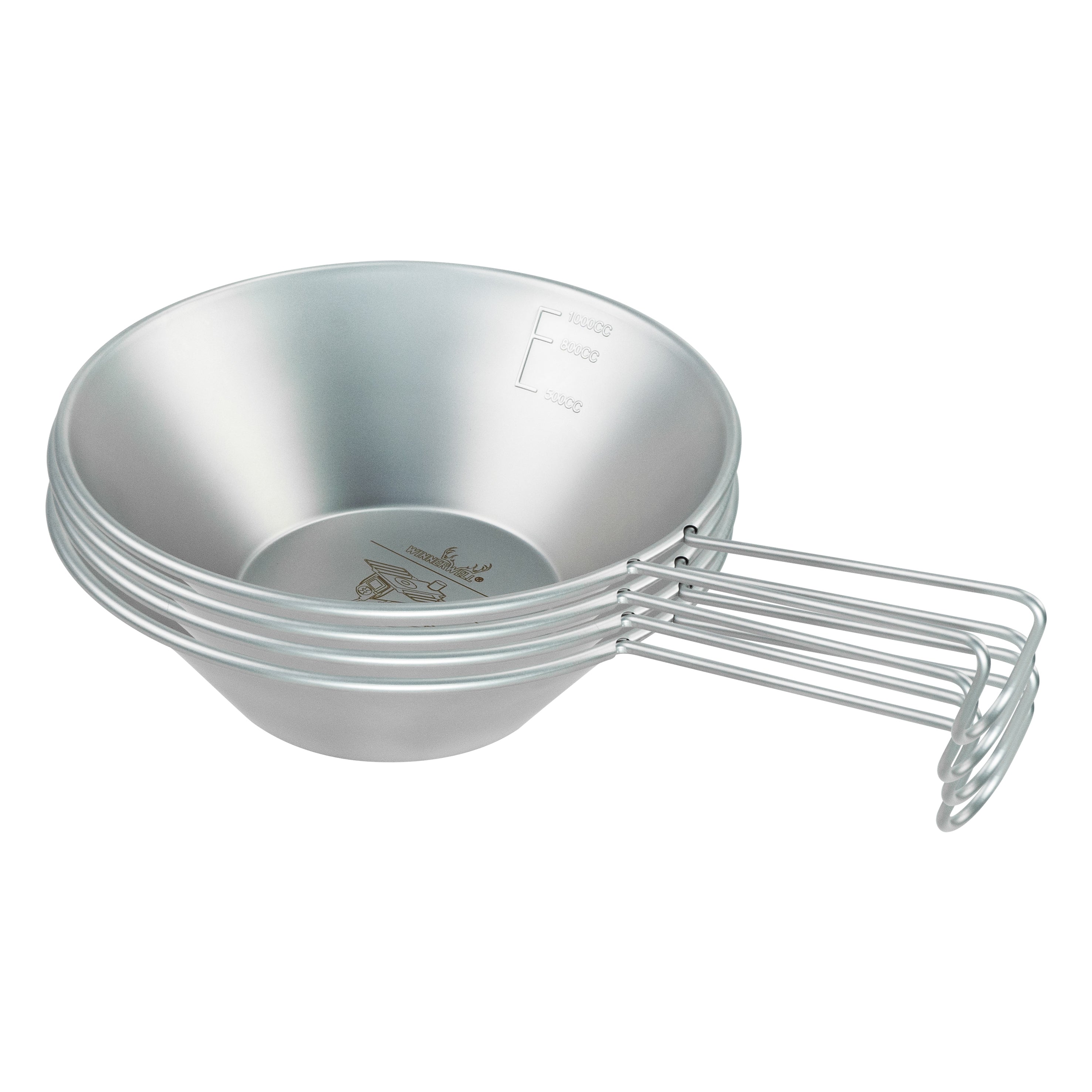 Winnerwell® Stainless Steel Sierra Cup Bowl & Plate Set | Durable