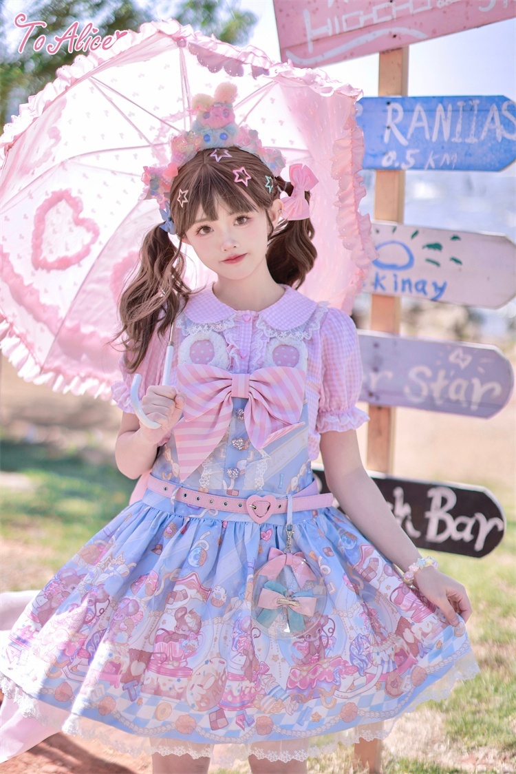 ToAlice】L751スイーツドームサロペットスカート - To Alice