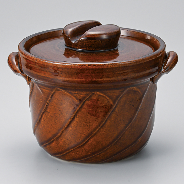 織部三合炊御飯鍋(ごはん・炊飯用 土鍋)|食器通販の陶磁庵