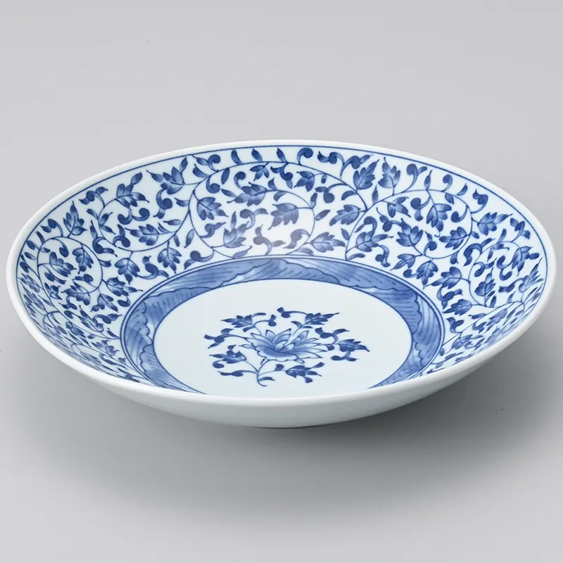 古伊万里唐草7.0深皿(和風ボール(大サイズ))|食器通販の陶磁庵