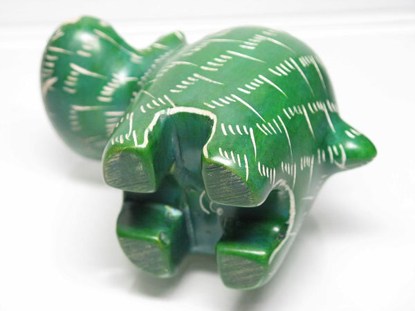 TOKO-BEADS |KZ998-05 ケニアソープストーン（かば） 78mm