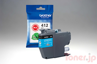 Toner.jp】ブラザー LC412-4PK (4色パック) インクカートリッジ 純正
