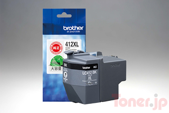 Toner.jp】ブラザー LC412-4PK (4色パック) インクカートリッジ 純正