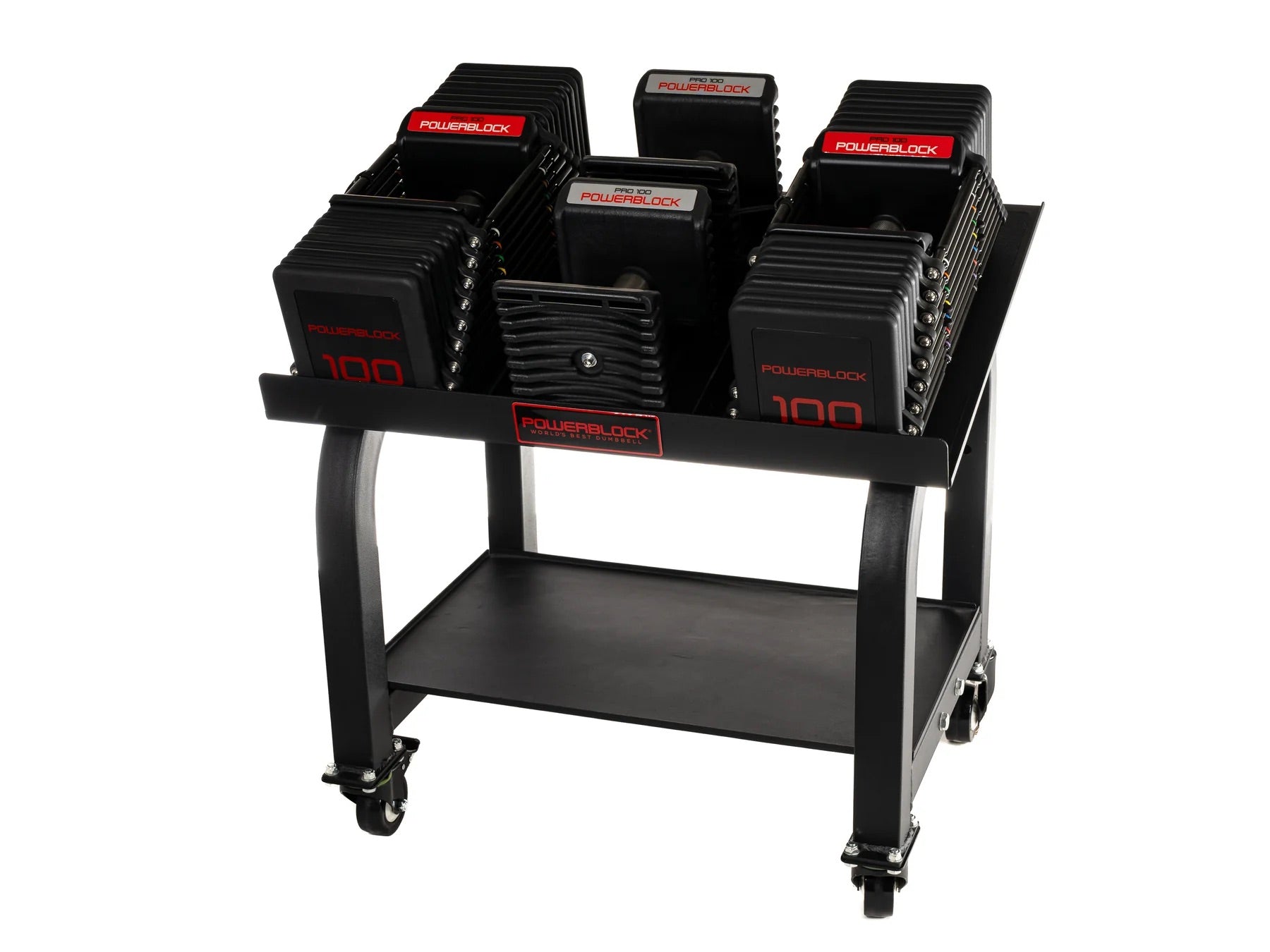 PowerBlock Commercial Pro Series 90: Adjustable Dumbbells – Top