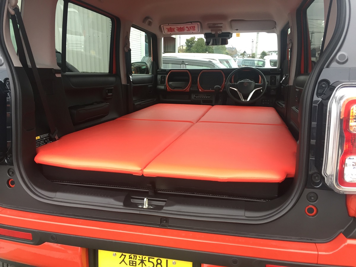 新型ハスラー用ベッドキットご紹介 | 軽キャンピングカー・OKワゴン