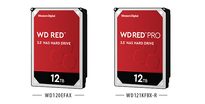 WD Red / WD Red Proシリーズ最大容量となる12TB内蔵ハードディスク