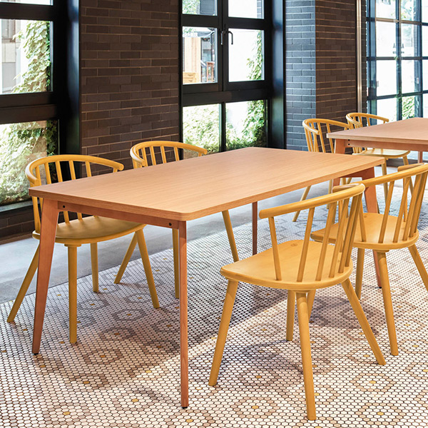 ウスタ 木製椅子 ダイニングチェア クレス（CRES）｜店舗家具ピースワーク