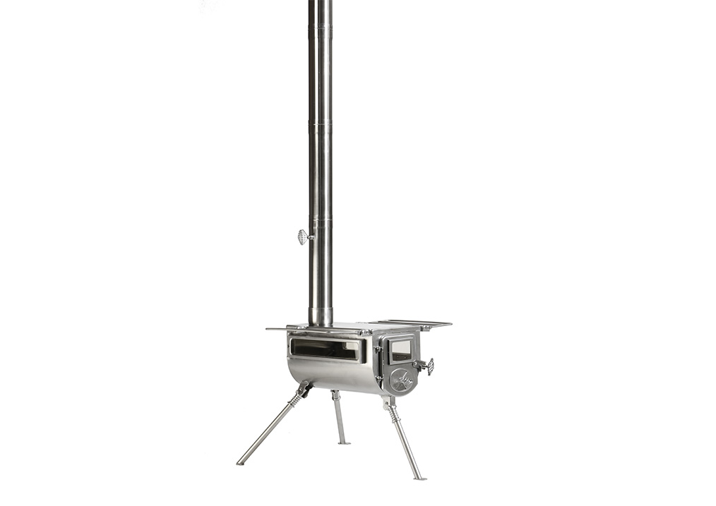 Wood stove side view M（Φ76㎜） ケース付き2点セット｜TAKIBI