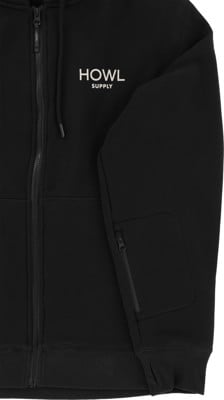 Howl DWR Zip Up Hoodie - black | Tactics