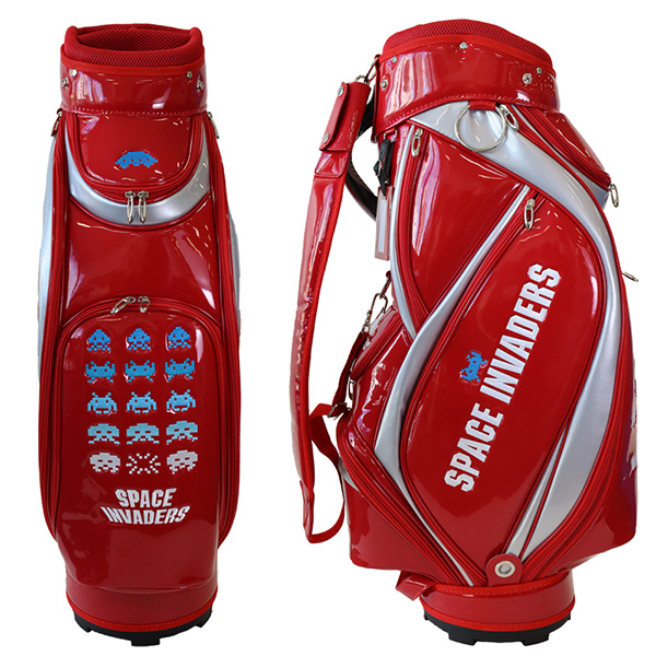 スペースインベーダーデザインのクールなキャディバッグが登場
